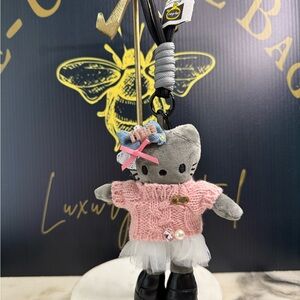 Luxury Inspired Kitty Plush Bag Charm